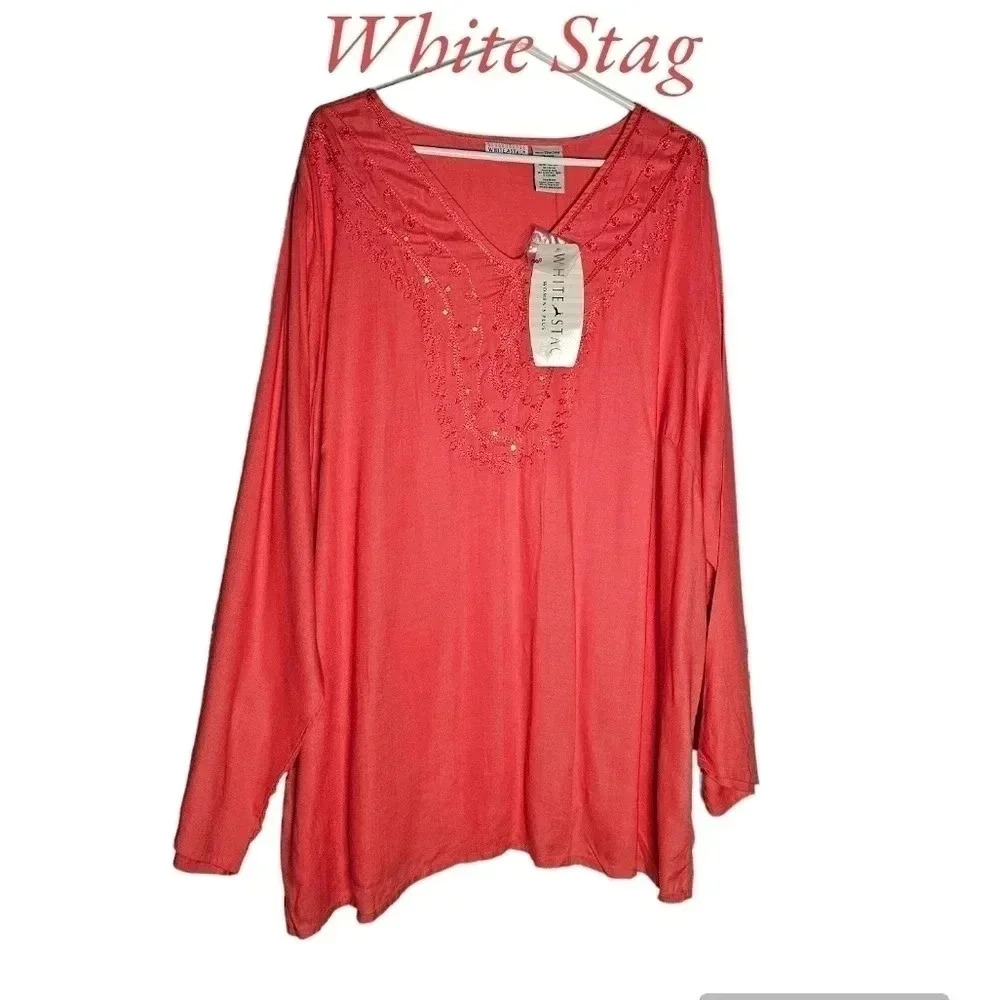 White Stag Blouse 22W/24W NWT